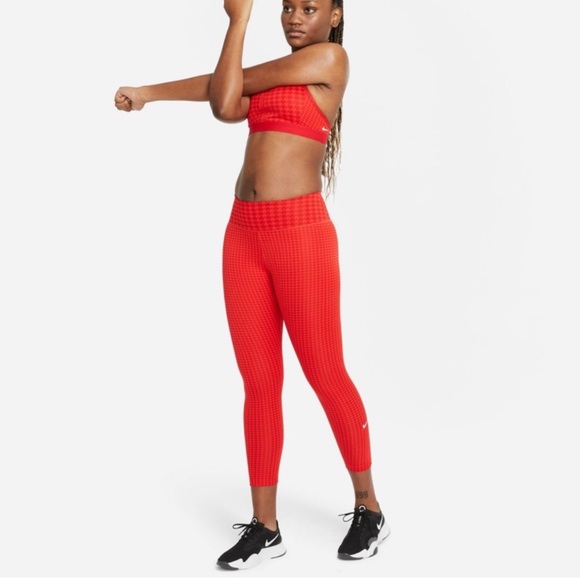 Nike Women's Dri-FIT One Icon Clash Mid-Rise
Printed Leggings & Sports Bra Sz.s - Picture 1 of 8